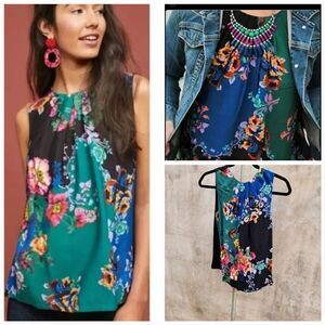 Anthropologie Vanessa Virginia wanderlust floral top